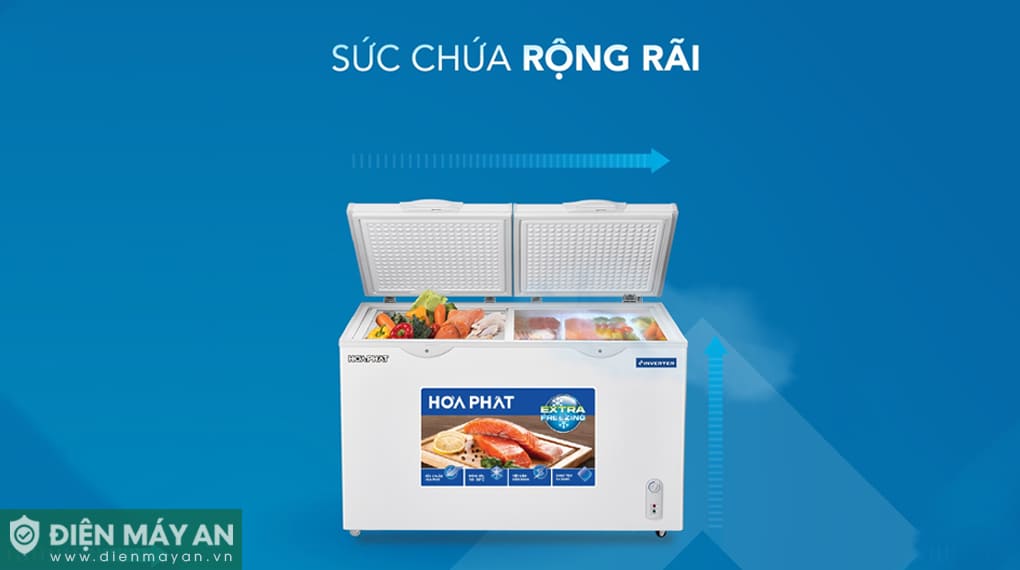 Tủ đông Hòa Phát Inverter 205 Lít HPF BD8205